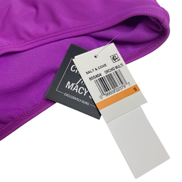 Salt + Cove Contrast Bikini Bottoms Orchid Purple Blue Small New with Tags NWT - Picture 3 of 5